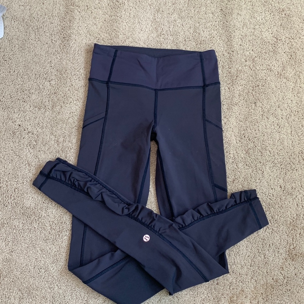 lululemon Speed Tight *Full-On Luxtreme Cadet Blue with Light Blue Size 2